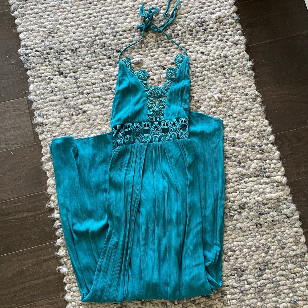 Teal Beach Dress